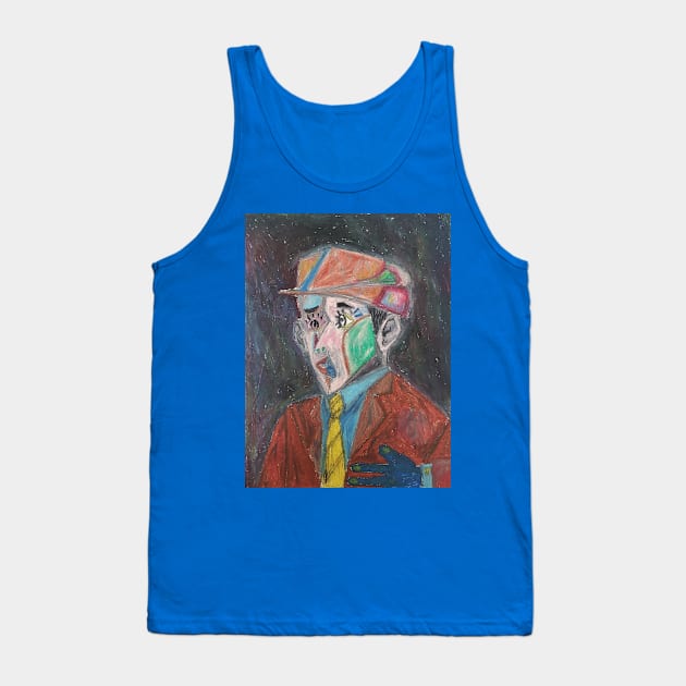 Picasso-esque Man by James Tank Top by MHS Art